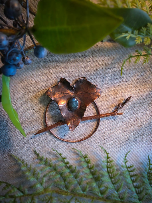 Broche à Cheveux Le Chant du Lierre